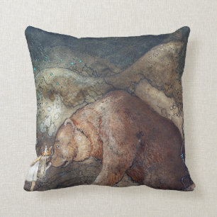 John Bauer Poor Little Basse Cushion