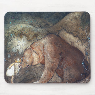 John Bauer Poor Little Basse Mouse Mat