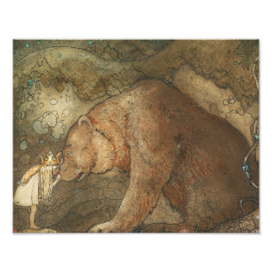 John Bauer - Poor Little Basse Photo Print