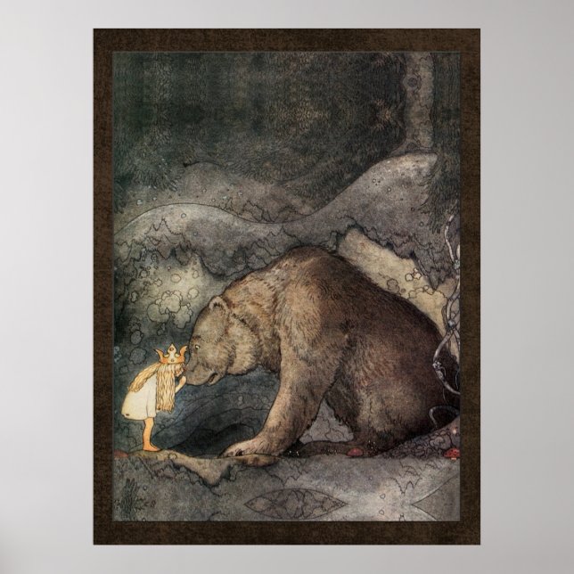 John Bauer Princess Bellas Golden Adventure Poster (Front)