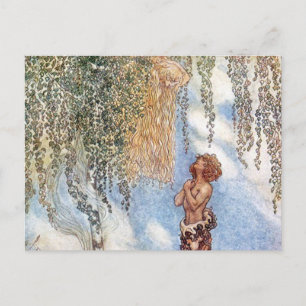 John Bauer Princess In a Tree Postcard