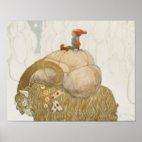 John Bauer - The Christmas Goat