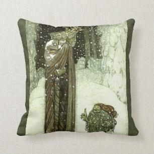 John Bauer The Princess and the Troll Cushion
