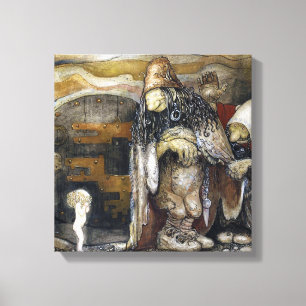 John Bauer Troll Canvas Print