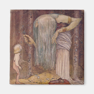 John Bauer TROLL HERB Magnet