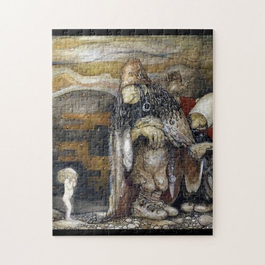 John Bauer Troll Jigsaw Puzzle Zazzle Co Uk