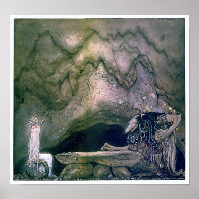 John Bauer Troll Mother Poster (Front)