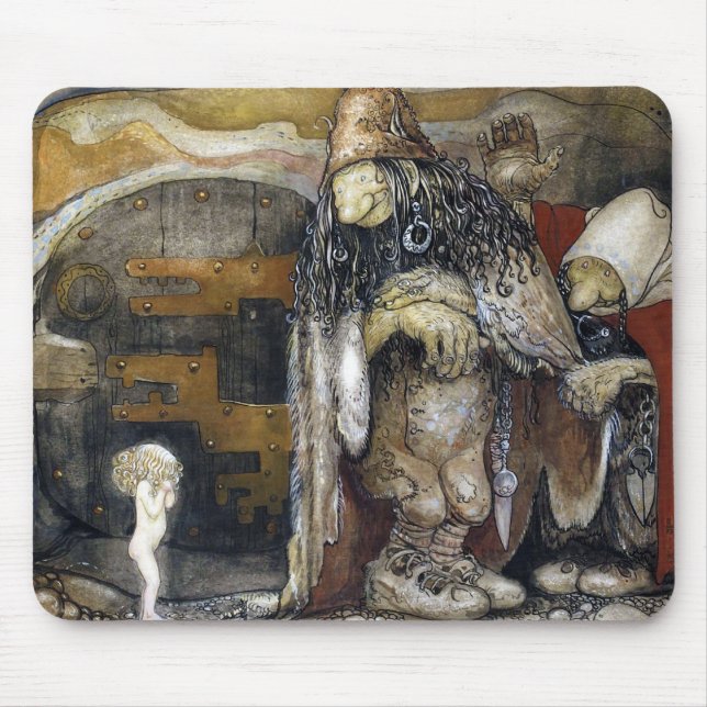John Bauer Troll Mouse Mat (Front)