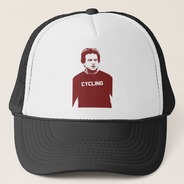John Belushi Cycling Trucker Hat (Front)