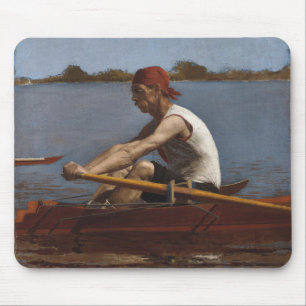 John Biglin in a Single Scull Mouse Mat