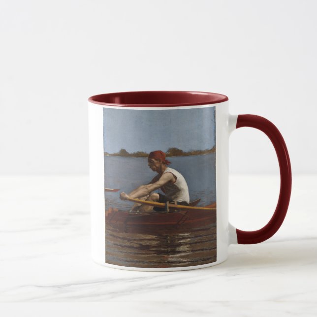 John Biglin in a Single Scull Mug (Right)