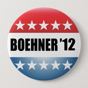 JOHN BOEHNER 10 CM ROUND BADGE