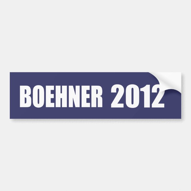 JOHN BOEHNER Election Gear Bumper Sticker (Front)