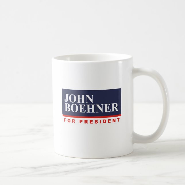 JOHN BOEHNER FOR PRESIDENT (Banner) Coffee Mug (Right)