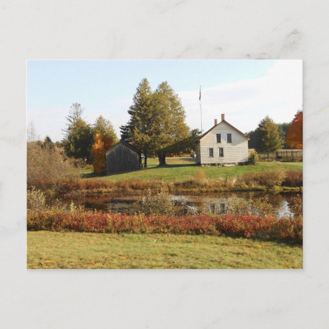 John Brown Farm Historic Adirondack Autumn Grave Postcard (Front)