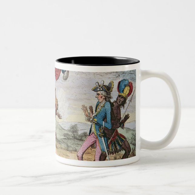 John Bull Triumphant Two-Tone Coffee Mug (Right)