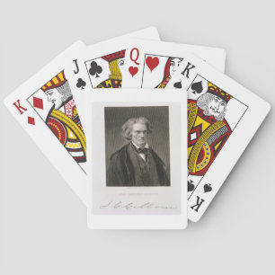 John Caldwell Calhoun, engraved by Henry Bryan Hal Playing Cards