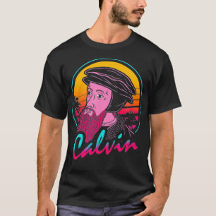John Calvin 80s Retro Vintage Tee