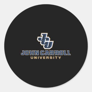 John Carroll Blue Streaks Jcu Icon Classic Round Sticker