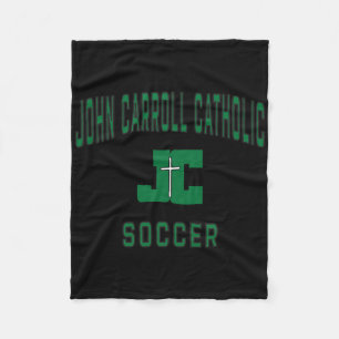 John Carroll Catholic High School Cavaliers Soccer Fleece Blanket