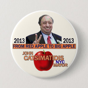 John Catsimatidis for NYC Mayor 2013 7.5 Cm Round Badge