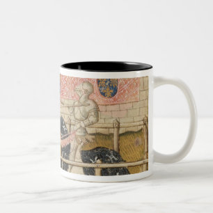 John Chalon of England and Lois de Beul of France Two-Tone Coffee Mug