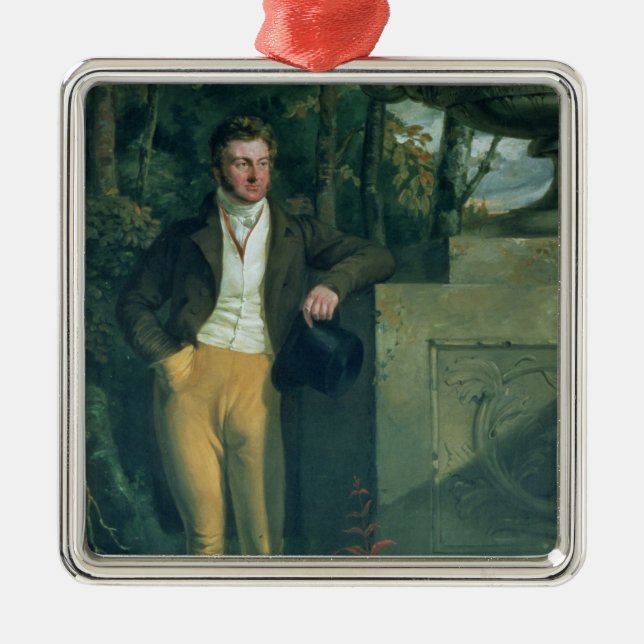 John Charles, 3rd Earl Spencer Metal Tree Decoration (Front)
