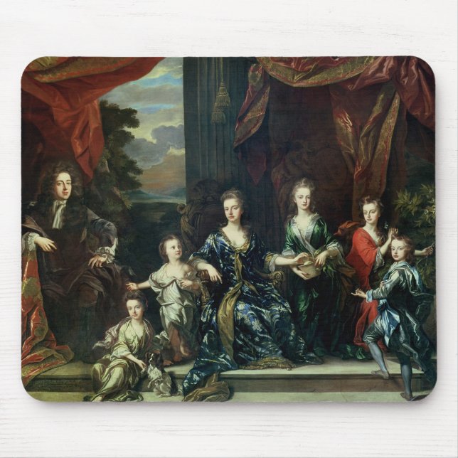 John Churchill 1st Duke of Marlborough Mouse Mat (Front)