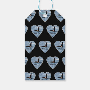 John Coe Orca West Coast Customisable Black Gift Tags