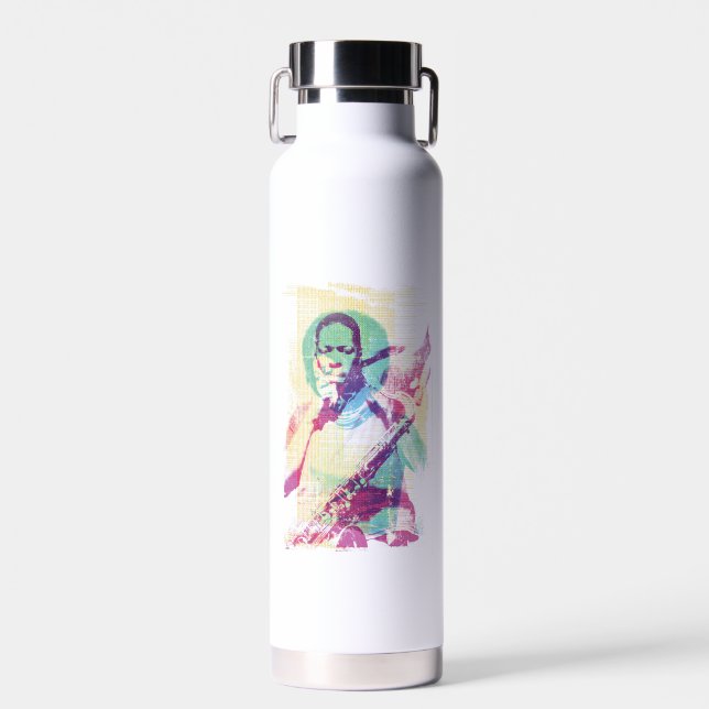 John Coltrane Water Bottle (Front)