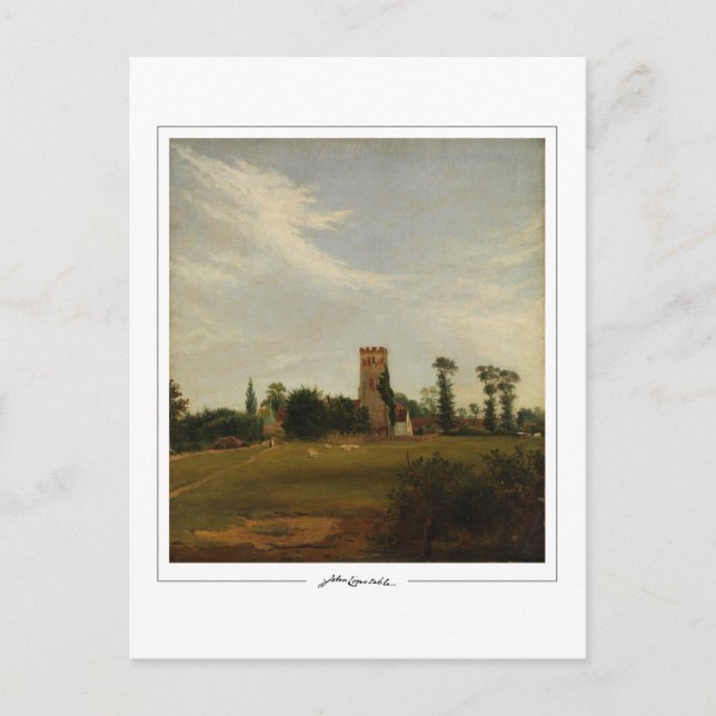 John Constable #74-2 - Fine Art Postcard (Front)