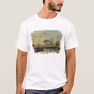 John Constable   A Barge below Flatford Lock, c.18 T-Shirt