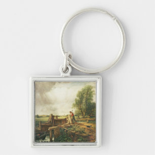 John Constable A Boat Passing a Lock Key Ring