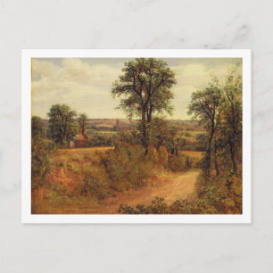 John Constable   A Lane near Dedham, c.1802 (oil o Postcard