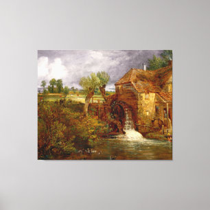 JOHN CONSTABLE A Mill at Gillingham in Dorset 1826 Canvas Print