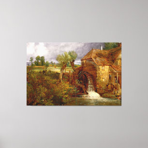 JOHN CONSTABLE A Mill at Gillingham in Dorset 1826 Canvas Print