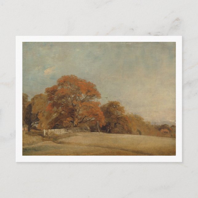 John Constable | An Autumnal Landscape at East Ber Postcard (Front)