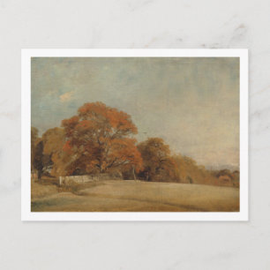 John Constable   An Autumnal Landscape at East Ber Postcard