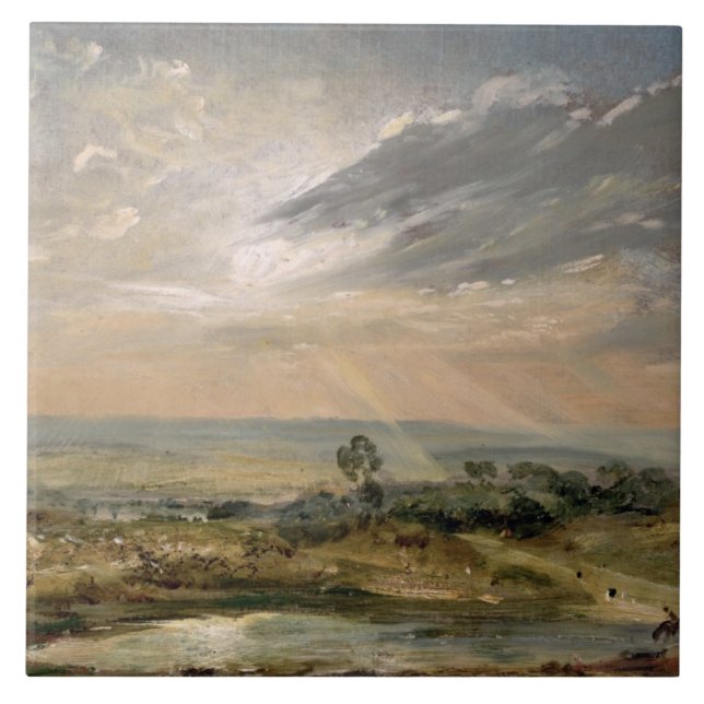 John Constable | Branch Hill Pond, Hampstead Tile (Front)