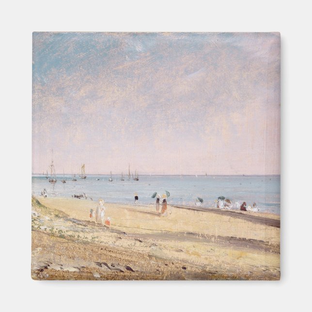 John Constable | Brighton Beach (oil on canvas) Magnet (Front)