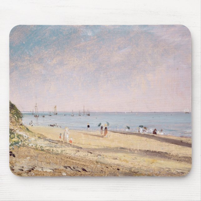 John Constable | Brighton Beach (oil on canvas) Mouse Mat (Front)