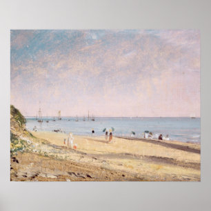 John Constable Brighton Beach (oil on canvas) Poster