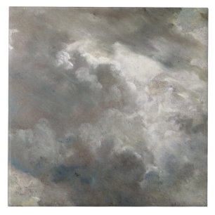 John Constable Cloud Study, 1821 (oil on paper l Tile