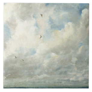 John Constable Cloud Study, 1821 (oil on paper l Tile