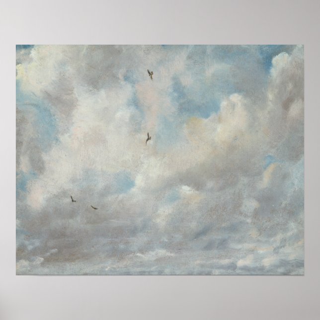 John Constable - Cloud Study Poster (Front)