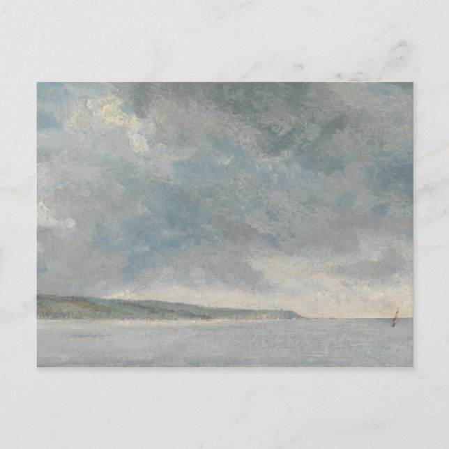 John Constable - Coastal Scene with Cliffs Postcard (Front)