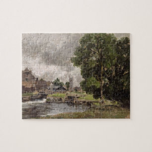 John Constable   Dedham Lock and Mill Jigsaw Puzzle