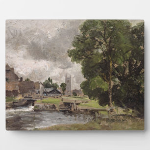 John Constable Dedham Lock and Mill Plaque