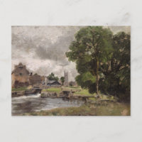 John Constable | Dedham Lock and Mill