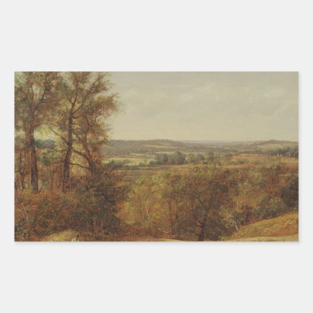 John Constable - Dedham Vale Rectangular Sticker (Front)